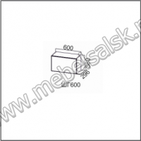 ШГ600/360 Шкаф навесной 600/360 (горизонт.) Кухня Венеция
